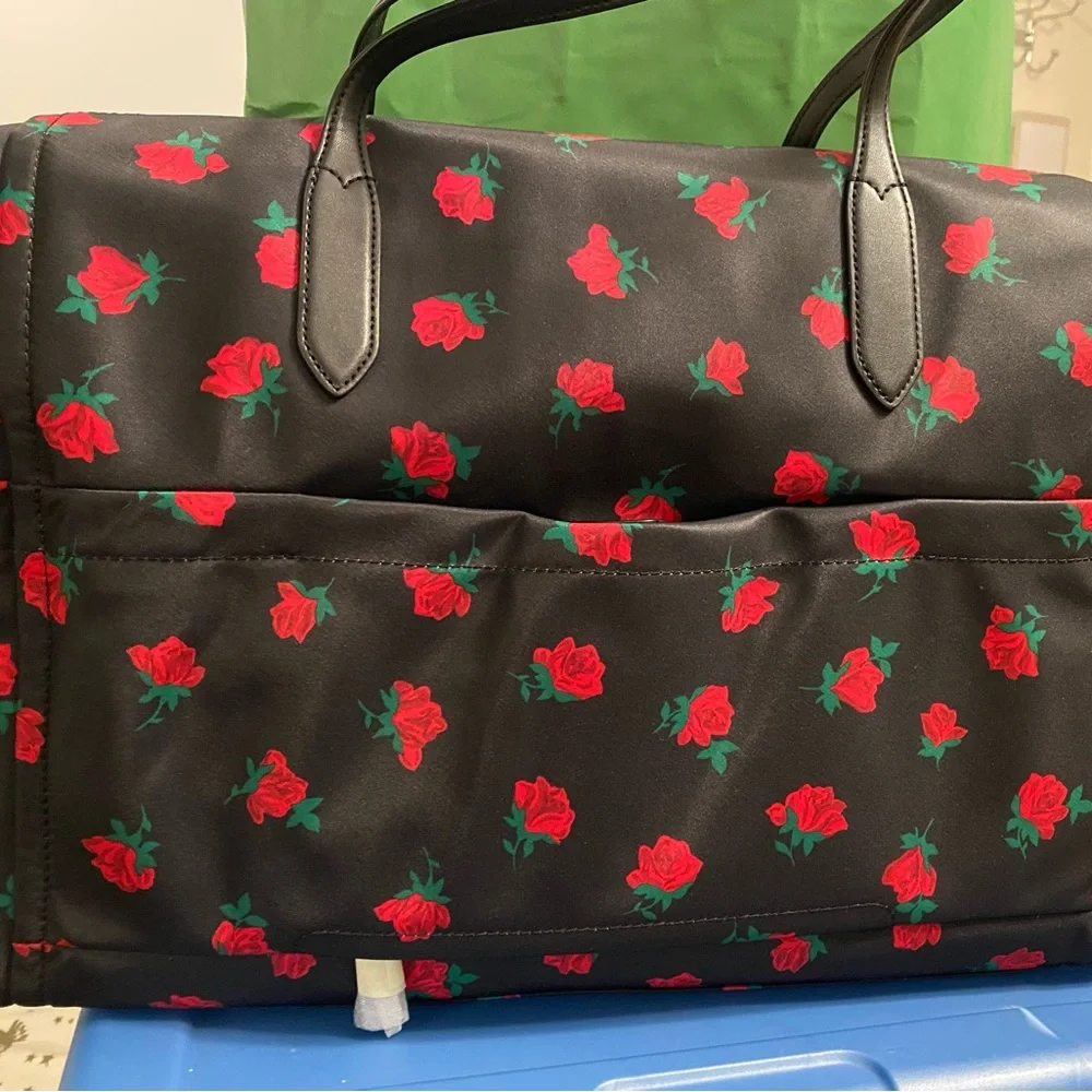 Kate Spade Chelsea Rose Toss Printed Weekender - Picture 5 of 11